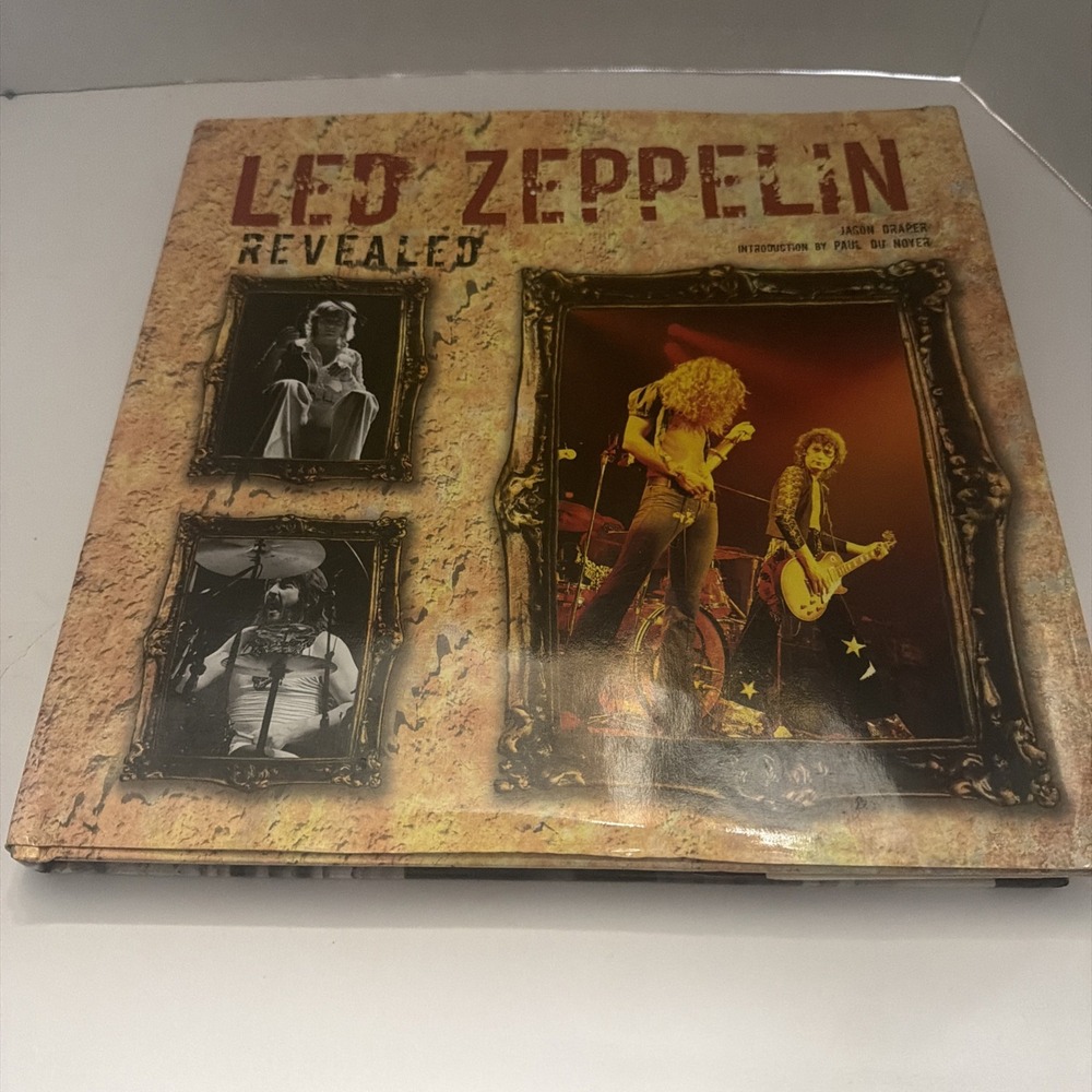 Led Zeppelin Revealed Hardcover Book Jason Draper Rock Music History Biography